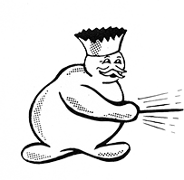 The Frost King snowman
